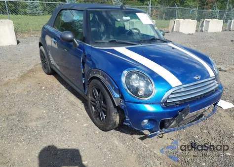 2012 Mini Cooper z USA, uszkodzony, nr VIN WMWZN3C59CT134684